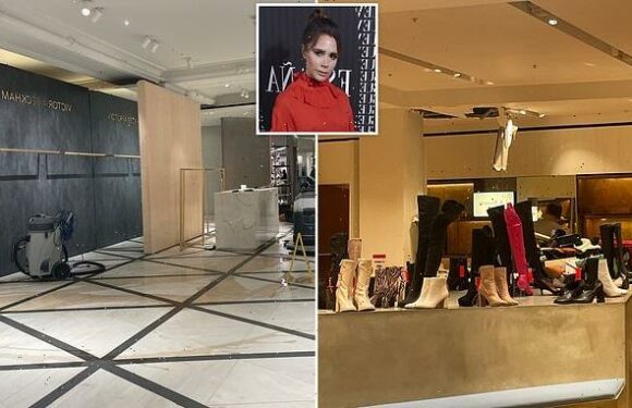 Selfridges 'pipe burst' from ceiling flooding designer boutiques