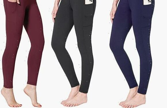 Shoppers love these water-resistant leggings for winter workouts
