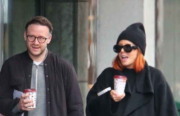 Stacey Dooley flashes glimpse of bare baby bump on coffee run with Kevin Clifton