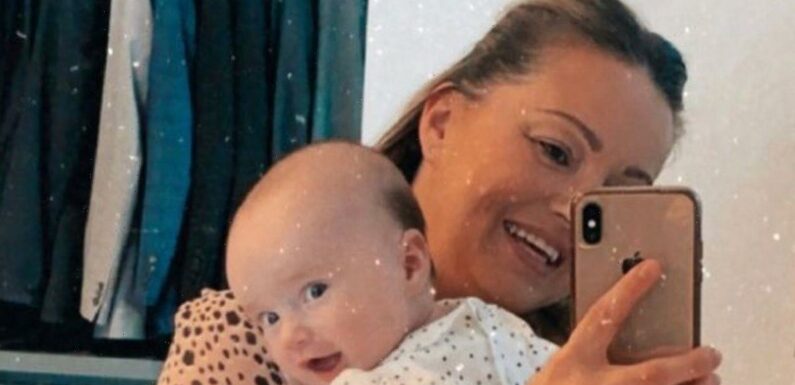 Strictly’s Ola Jordan takes hilarious swipe at husband James’ hairline in baby pic