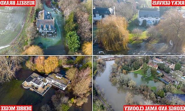 Thames may flood homes of stars like Russell Brand and George Clooney
