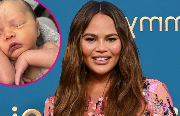 That Face! Chrissy Teigen Shares 1st Up Close Photo of Baby Esti