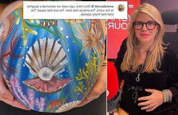 'The embryo that took': Emma Barnett reveals joy at daughter's birth