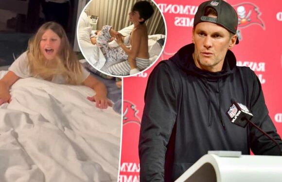 Tom Brady shares pics of his kids after expletive-filled rant: ‘In other news’