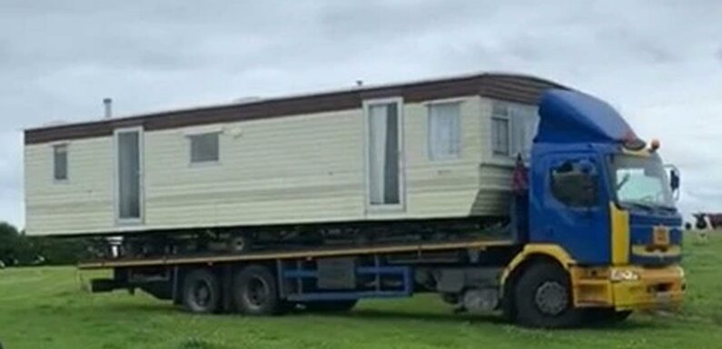 We were sick of paying rent so bought an old mobile home for £4K & live mortgage free, people are stunned at the inside | The Sun