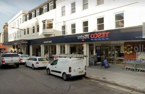 Woman mauled by American bull dog outside Tesco as man arrested | The Sun