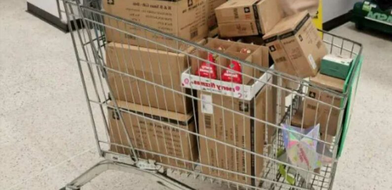 Woman piles trolley high with cut price 20p toiletry gift sets from Asda – but people all have the same two comments | The Sun