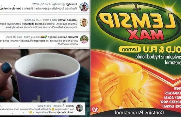 'Lemsip shortage' hits as Brits struggle to find cold and flu remedies