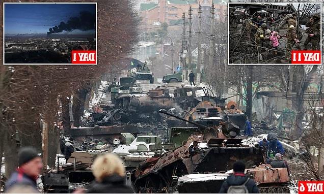 A year of war in photos: Most startling images of Ukraine invasion
