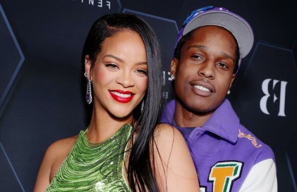 A$AP Rocky Honored Rihanna in a Custom Jacket at the Super Bowl