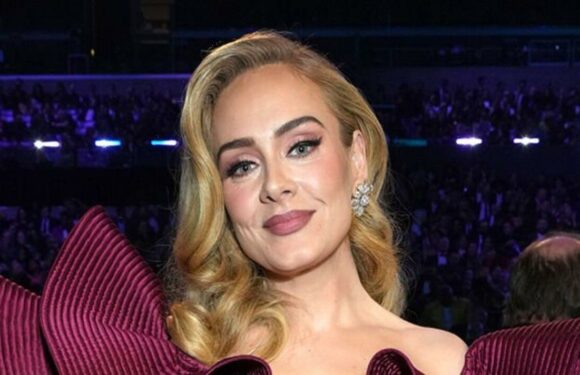 Adele causes a stir with ‘zip it’ order at Super Bowl as Rihanna sings