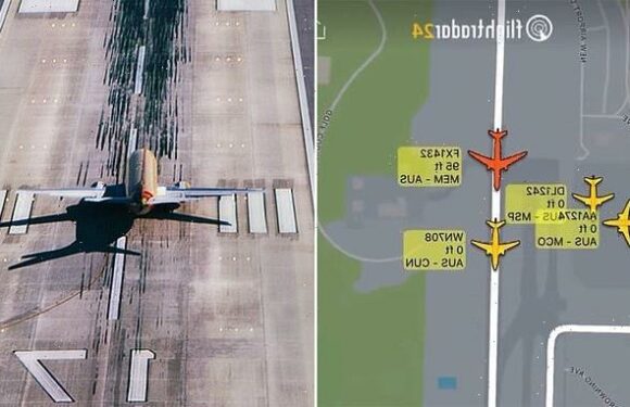 Air traffic control tries to avoid a crash at Austin airport