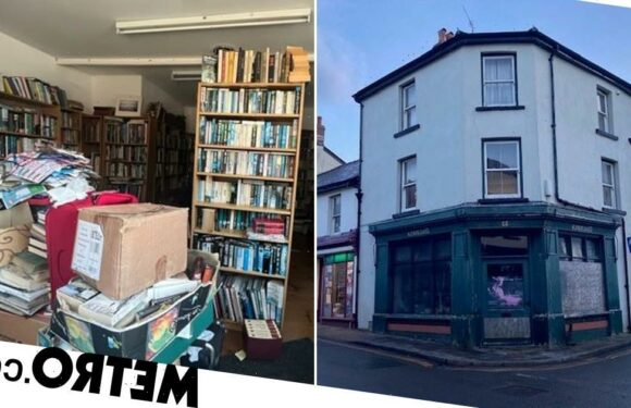 An old bookshop is up for auction for £75,000 – with a novel surprise inside