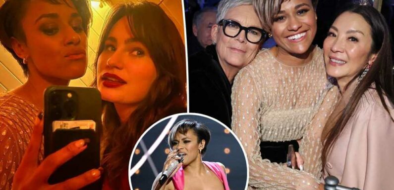 Ariana DeBose posts behind-the-scenes BAFTA Awards photos after viral rap