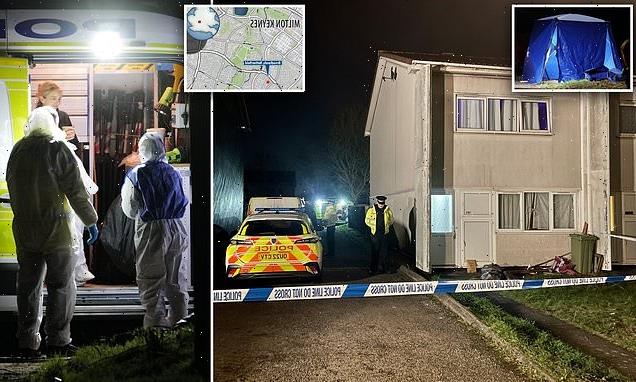 Armed cops swoop on house where dog four-year-old girl to death