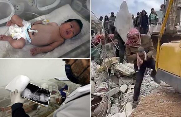 Baby born in the rubble of Syrian earthquake is named Aya