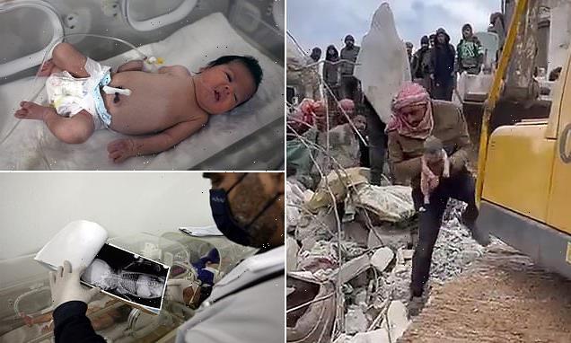 Baby born in the rubble of Syrian earthquake is named Aya