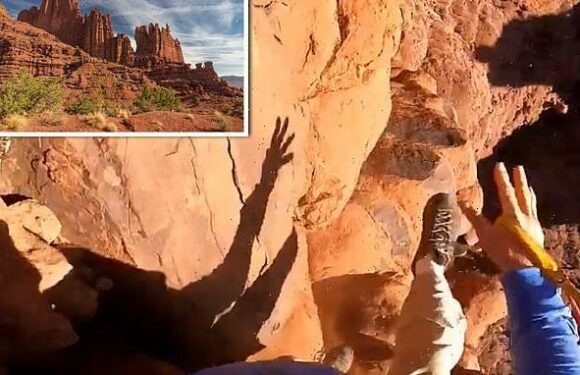 Base jumper attempts to land on rock tower in Utah and misses mark