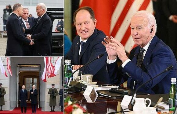 Biden jokes to Polish president that he wants to add 'ski' to his name