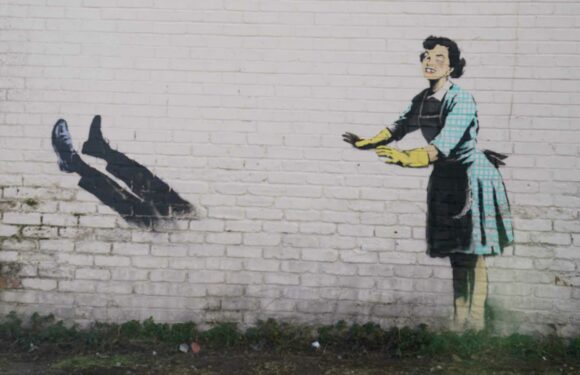 Bizarre twist as Banksy's freezer removed AGAIN & placed in storage hours after it was put back by council | The Sun