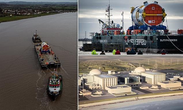 Britain's first 500-tonne nuclear reactor in 30 years arrives