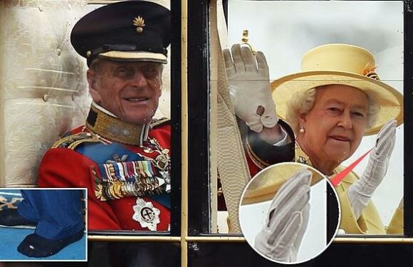 CHARLOTTE GRIFFITHS remembers how a torn glove left the Queen furious