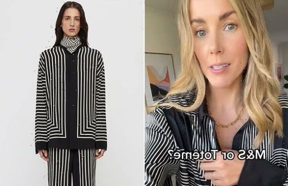 Can YOU spot the £30 M&S blouse from the £500 designer version?