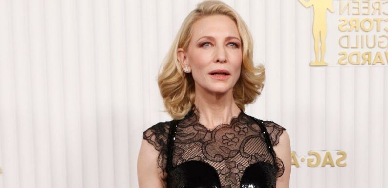 Cate Blanchett upcycles one of her most repeated red carpet dresses for the SAG Awards
