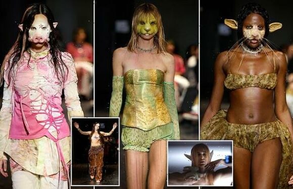 Collina Strada slammed over models' animal prosthetics