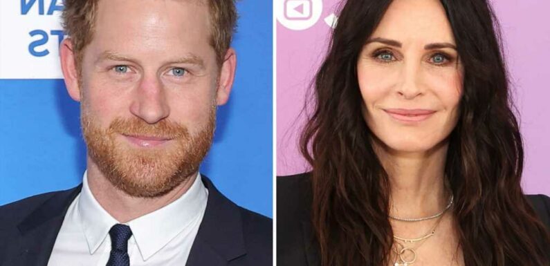 Courteney Cox Insists She Did NOT Give Prince Harry Mushrooms