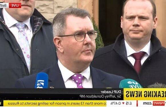 DUP dashes Rishi Sunak's hopes of a swift resolution to Brexit row