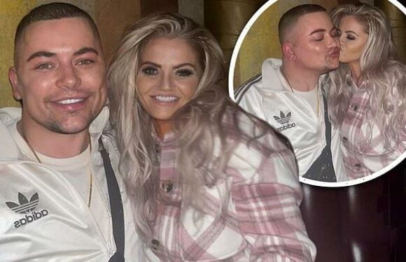 Danniella Westbrook poses with unrecognisable TV star