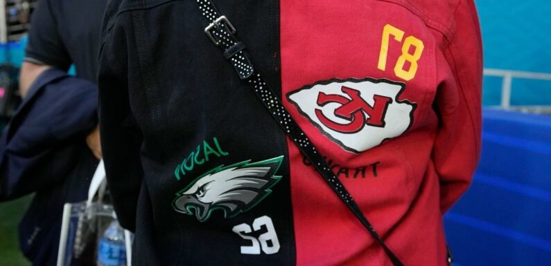 Donna Kelce Wears Split Super Bowl Outfit Supporting Sons Travis and Jason