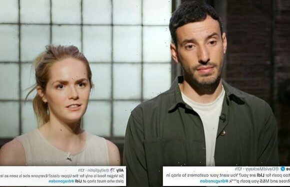 Dragon's Den viewers slam 'snobby' couple pitching vegan meal kit