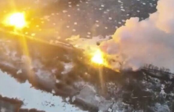 Dramatic moment Russian thermobaric launcher is blown up as Putin’s troops are obliterated in Ukraine's bloodiest battle | The Sun