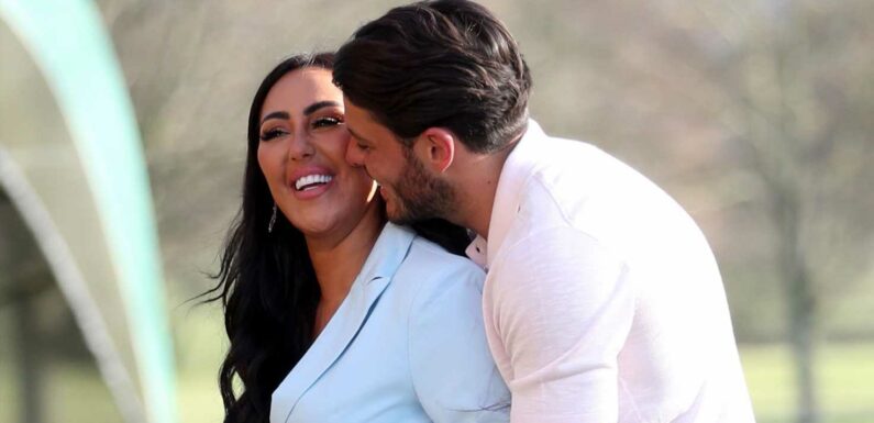 First look as Geordie Shore's Sophie Kasaei joins Towie and boyfriend Jordan grabs her bum as they film | The Sun