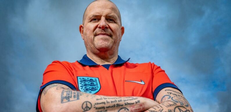 Football fan who tattoos body with passport stamps still has space for more