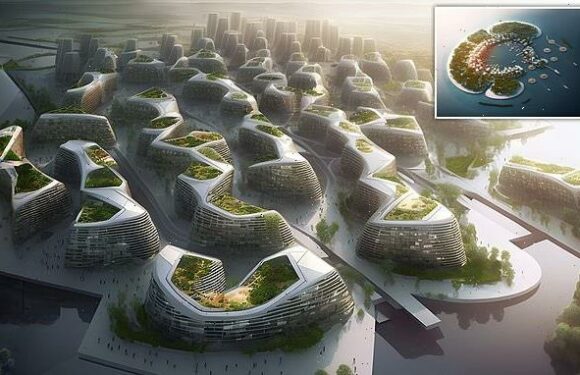 Futuristic 'floating city' concept is designed to house 50,000 people