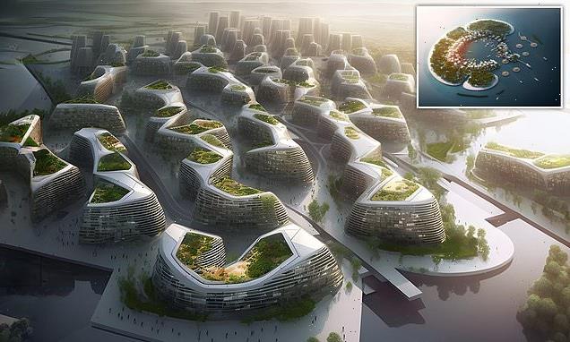 Futuristic 'floating city' concept is designed to house 50,000 people