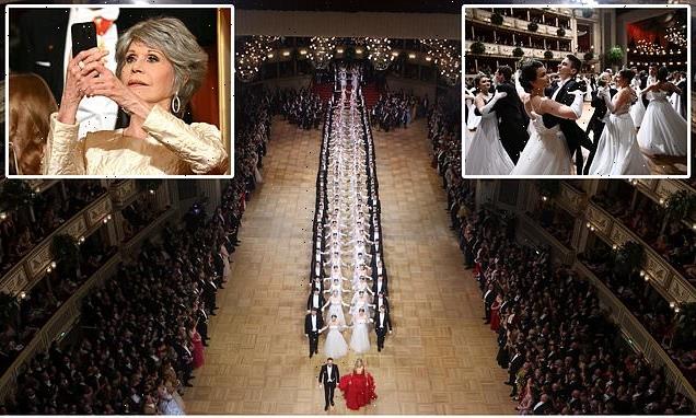 Glamourous debutantes don fine white gowns at the Vienna Opera Ball