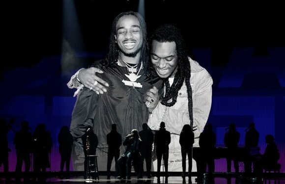 Grammys’ Emotional In Memoriam: Quavo Honors Takeoff, Kacey Musgraves Plays Loretta Lynn’s Guitar and More
