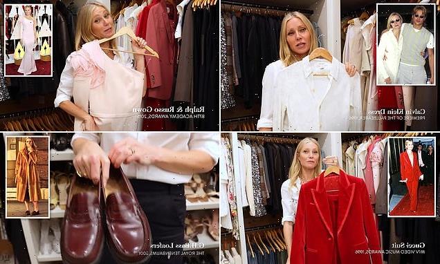 Gwyneth Paltrow opens the door to her priceless fashion ARCHIVE