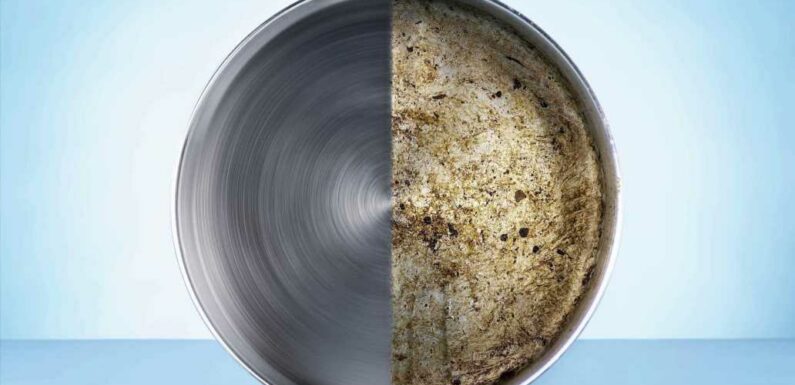 How to clean a burnt pan using household items | The Sun