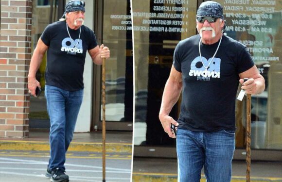 Hulk Hogan spotted walking after false claims he was paralyzed from back surgery