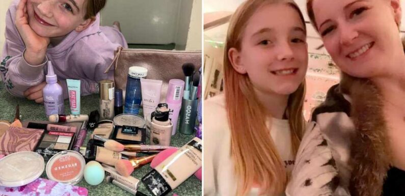 I let my girl, 10, wear makeup daily – she spends £100 a month on lippie & blusher, I'm judged but it's NOT neglect | The Sun