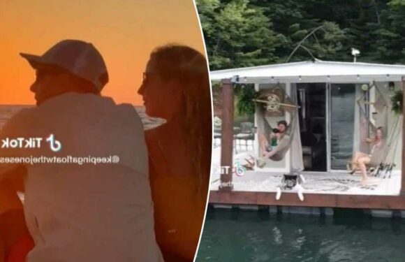 I live in a floating cabin – it only costs £2k in rent for a year and the bills are virtually nothing too, it's so cheap | The Sun