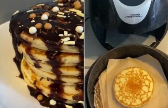 I made a stack of pancakes in the air fryer – there’s no mess whatsoever, it’s perfect for Shrove Tuesday | The Sun