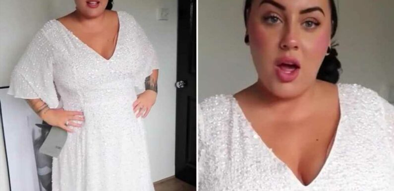 I ordered wedding dresses from ASOS – I didn’t expect a lot because they were so cheap, here’s how I got on | The Sun