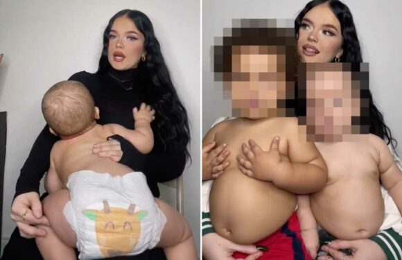 I’m 22 & have two kids – both of them were massive and in the 99 percentile, people say my youngest looks like Boss Baby | The Sun