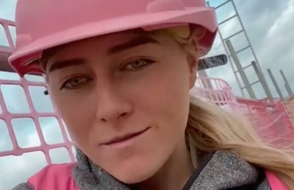 I’m a female bricklayer and wear hot pink to work – even the scaffolding matches me | The Sun